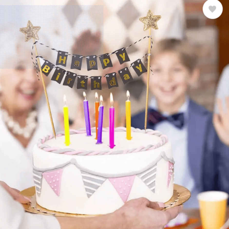 Birthday Cake Topper | Let's Vybe