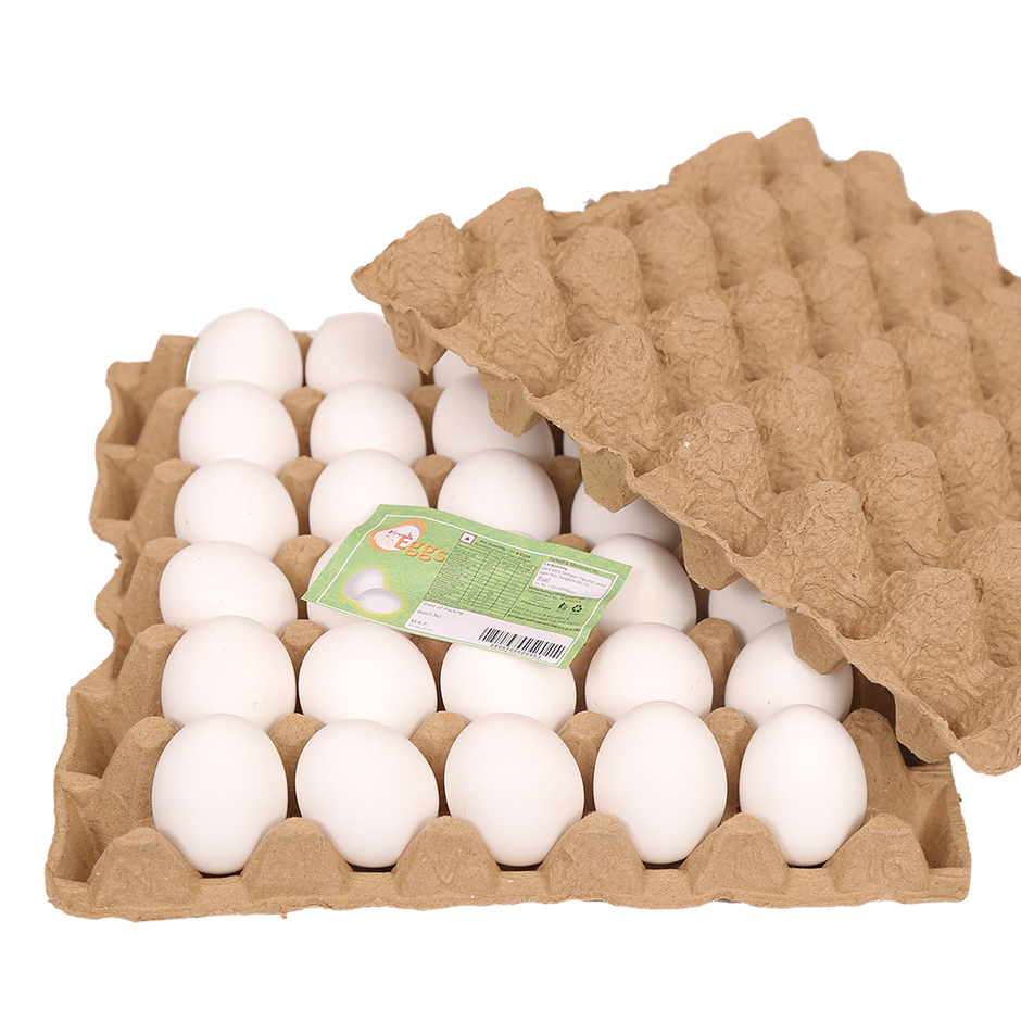 Fresh White Eggs