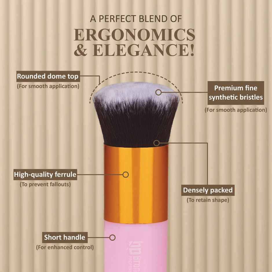 Bronson Professional Fat Brush For Face Powder And Blush | Multicolor