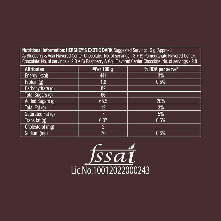 Hershey's Exotic Dark Chocolate Gift Tin