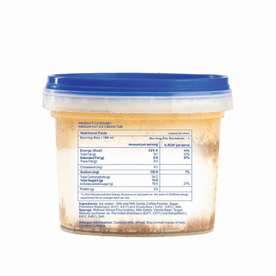 Meemee's Timeless Tiramisu Tubster - Ice Cream Sundae