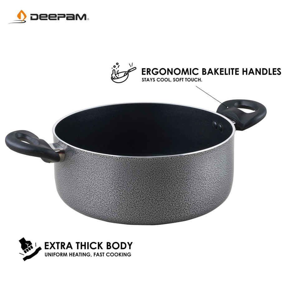 Deepam DeluxeCasserole 215 + 235 + 255 Set of 3 pcs