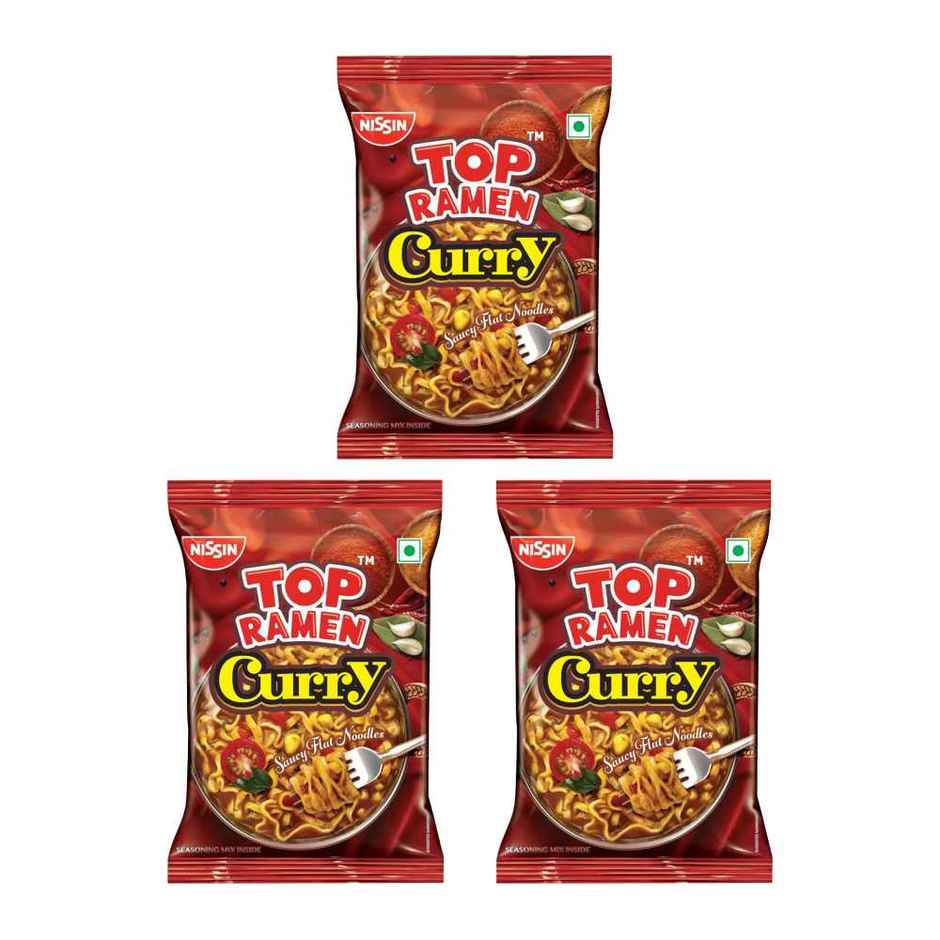 Top Ramen Noodles Curry Veg Pouch Combo
