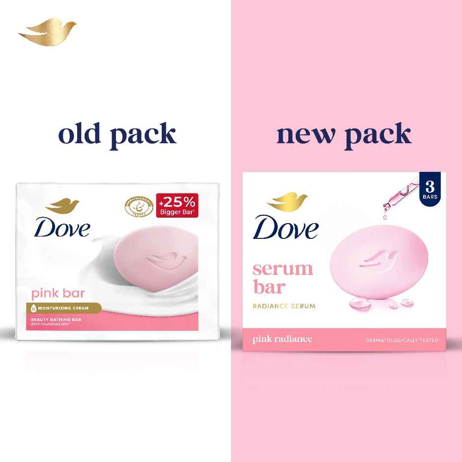 Dove Pink Rosa Beauty Bar - Soft Smooth Moisturised Skin