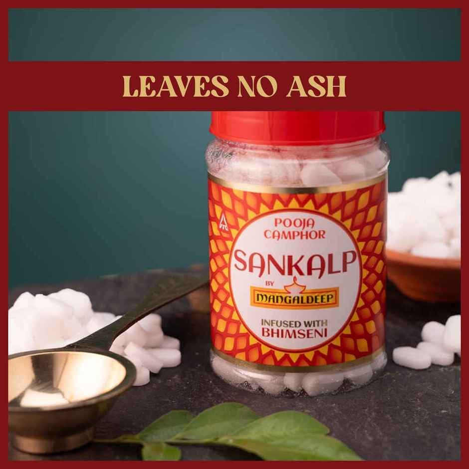 Sankalp Camphor | Infused With Bhimseni | Mangaldeep