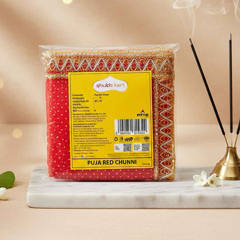 Darshana Red Chunni | Shubhkart