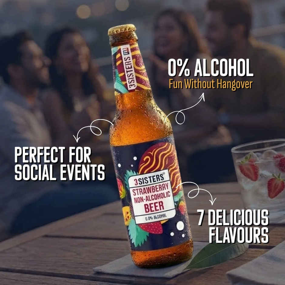 3 Sisters Strawberry Non-Alcoholic Beer