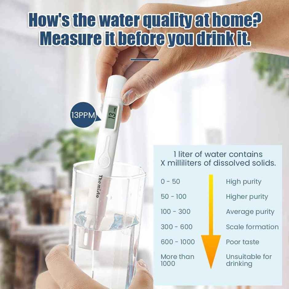 Themisto TDS-30 Meter White | TDS Water Tester