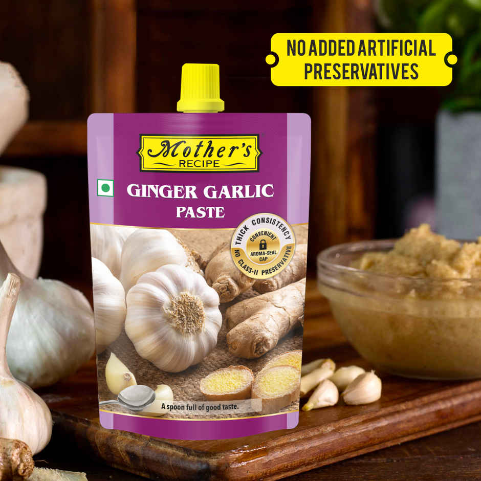 Mother's Recipe Ginger Garlic Paste | No Added Artificial Preservatives