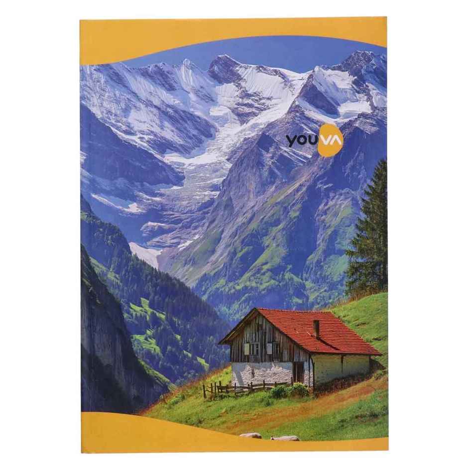 Navneet Youva Soft cover Single Line Notebook | 172 Pages , 17cm x 27cm Long ,Nature