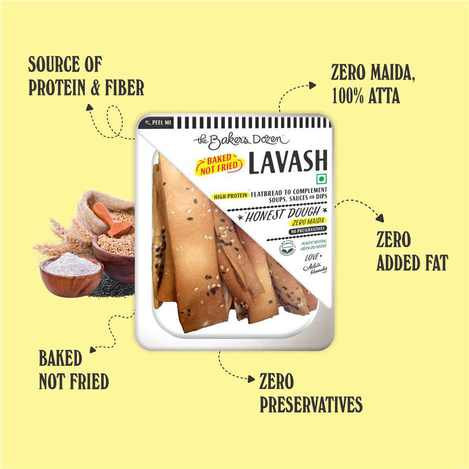 Adf Soul Sweet Chilli Dip & The Baker's Dozen Zero Maida Lavash Baked Snack Combo