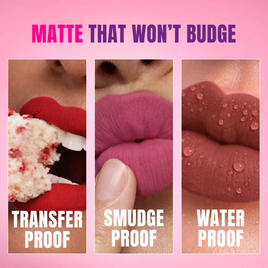 Elle 18 Matte Max Liquid Lip | Brown Butter | Matte | Transferproof | Smooth Lips All Day