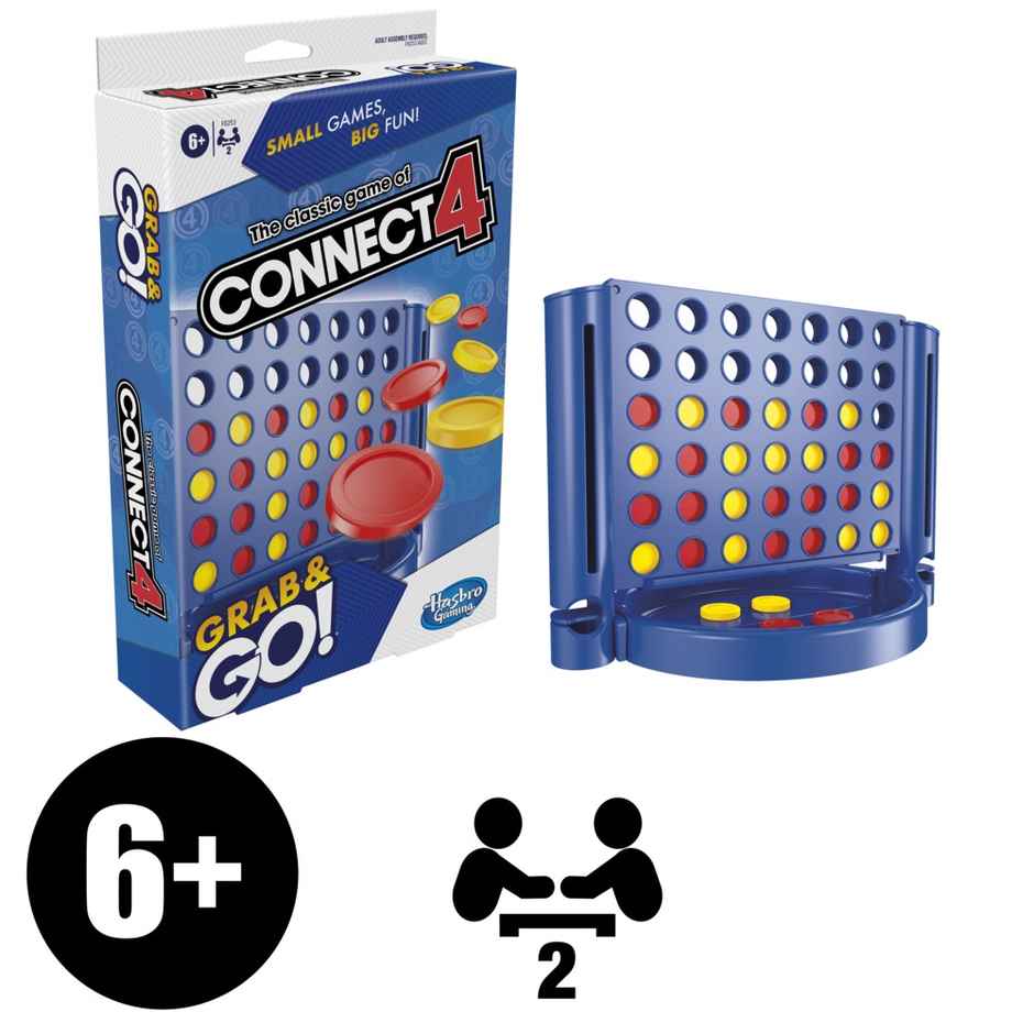 Hasbro Connect 4 - Travel friendly miniature version