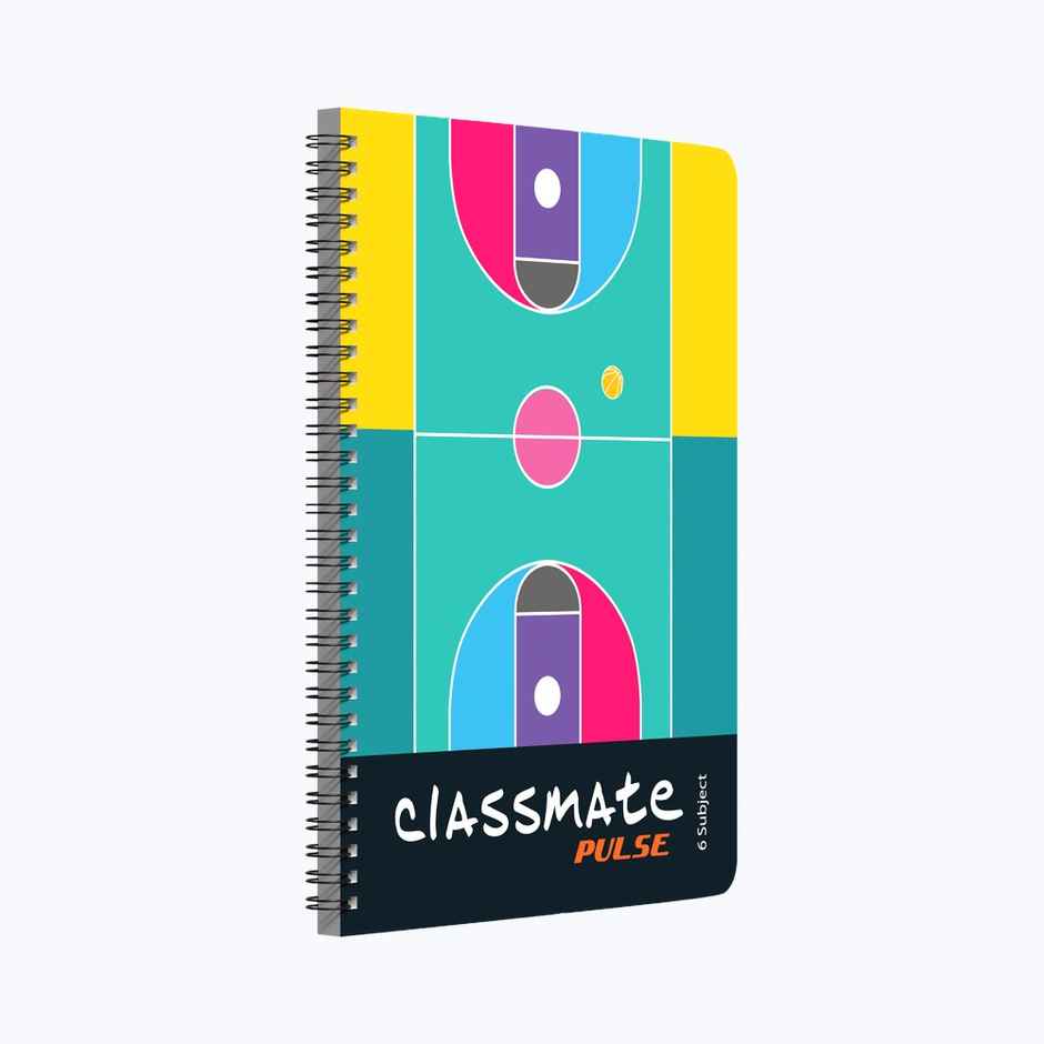 Classmate |Pulse |Spiral Notebook | 6 Sub | Unruled | B5 | 240 X 180 | 302Pgs