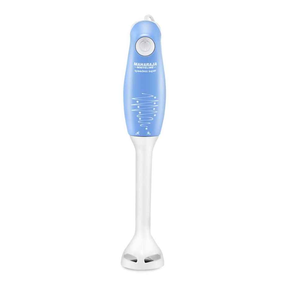 Maharaja Whiteline Hb-129 Speedmix Super Hand Blender 175 Watts,Stainless Steel Blades - Blue/ White