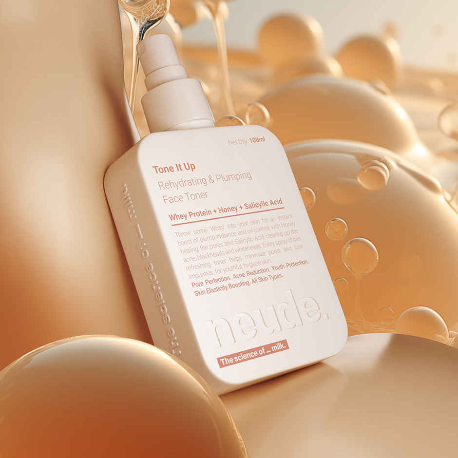 Neude Milk Peptide Face Toner With Whey Protein For Pore Rehydration & Acne Management 100 Ml