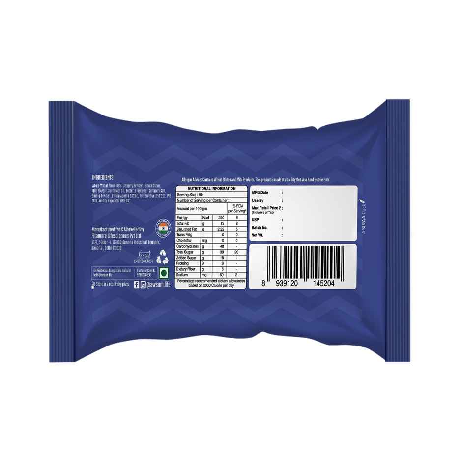 Awsum Better Bake Blueberry Muffin | Soft & Fruity