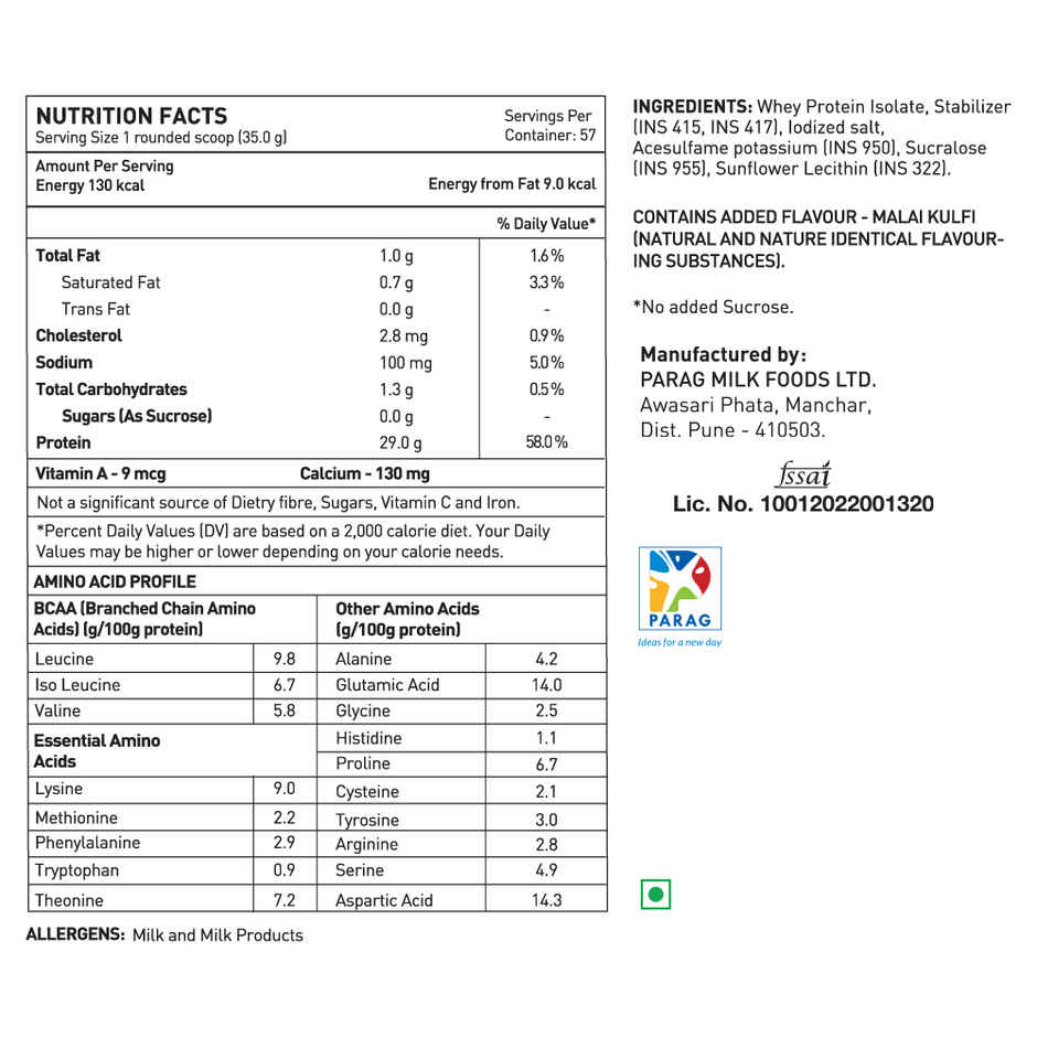 Avvatar Isorich Protein Malai Kulfi