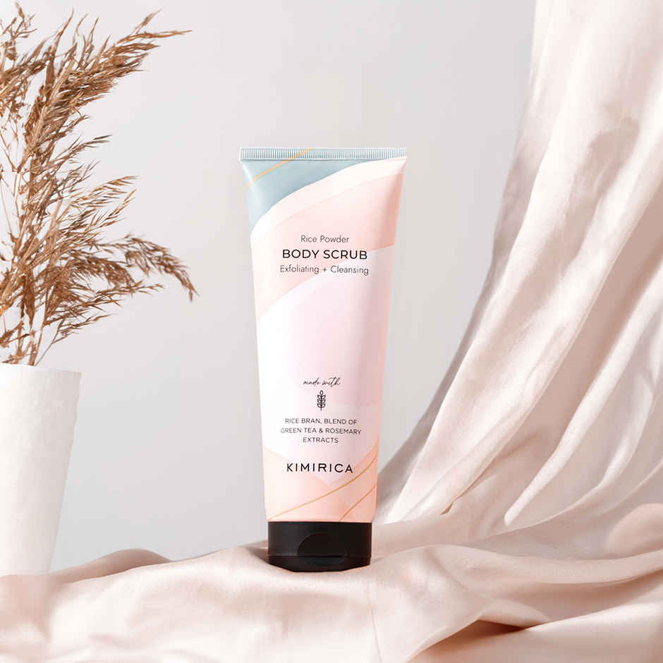 Kimirica Rice Powder Body Scrub | Tube
