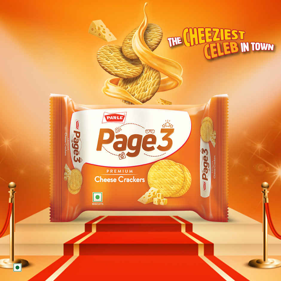 Parle Page 3 Premium Cheese Crackers