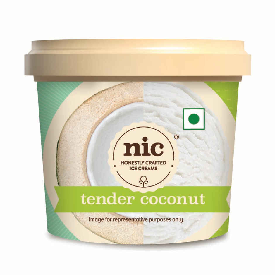 NIC Tender Coconut Ice Cream | Preservative Free | No Artificial Flavors