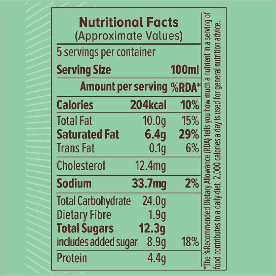 NIC Chocochips Ice Cream Tub | Preservative Free | No Artificial Flavors