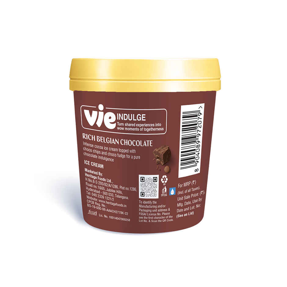 Heritage Alpenvie Belgian Chocolate Ice Cream Tub