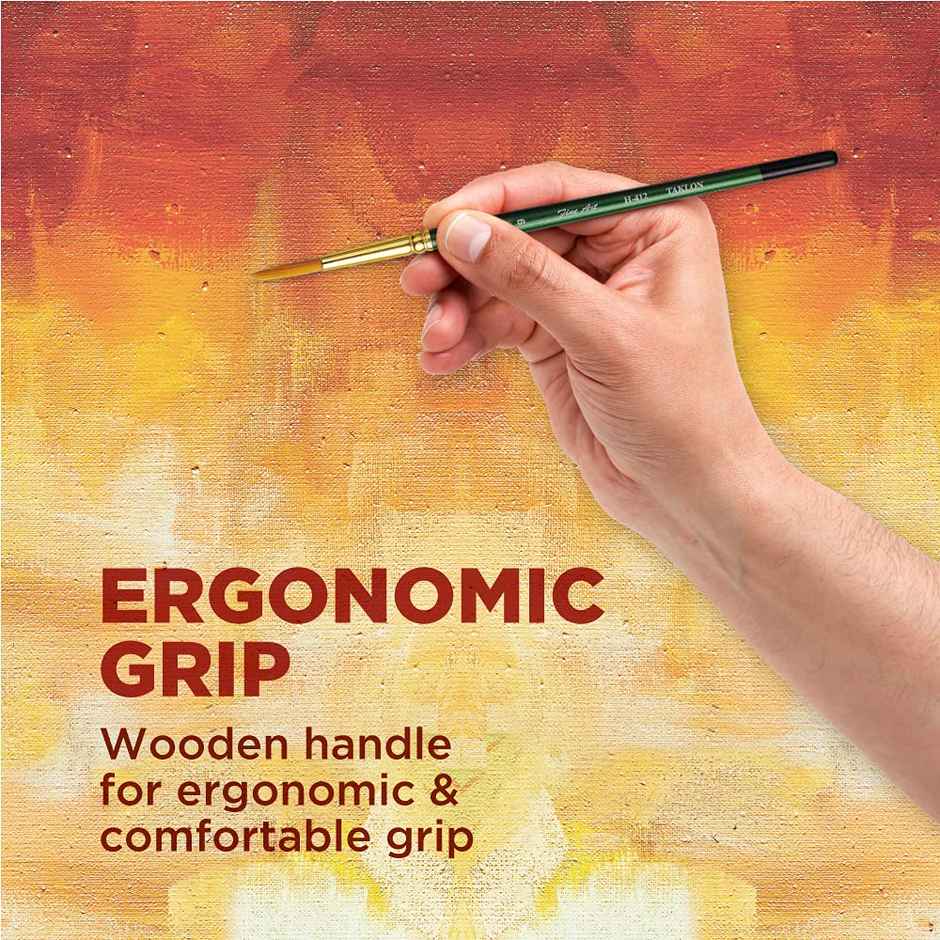 Pidilite Fine Art Painting Round Shape Brushes (Set Of 4, Sizes: 0,2,4,6)