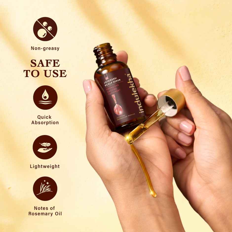 Indulekha Jatamansi Premature Greying Treatment Scalp Serum
