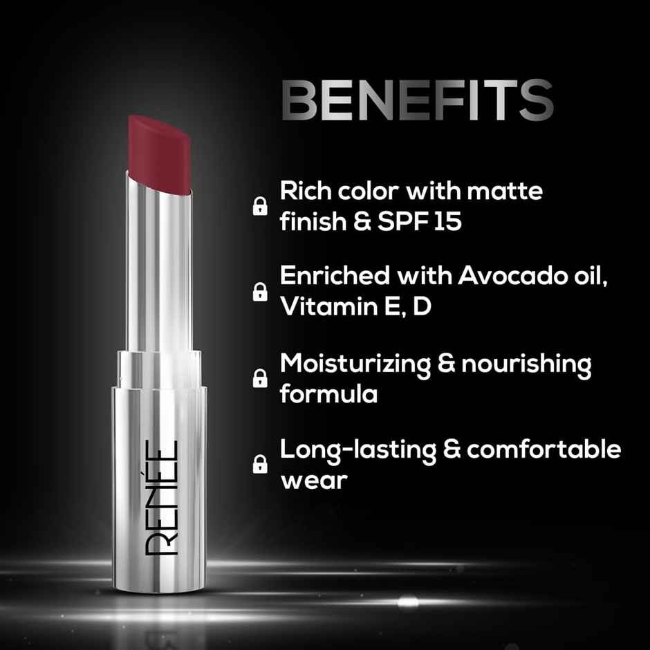 Renee Matte Lock Lipstick- 02 Folk