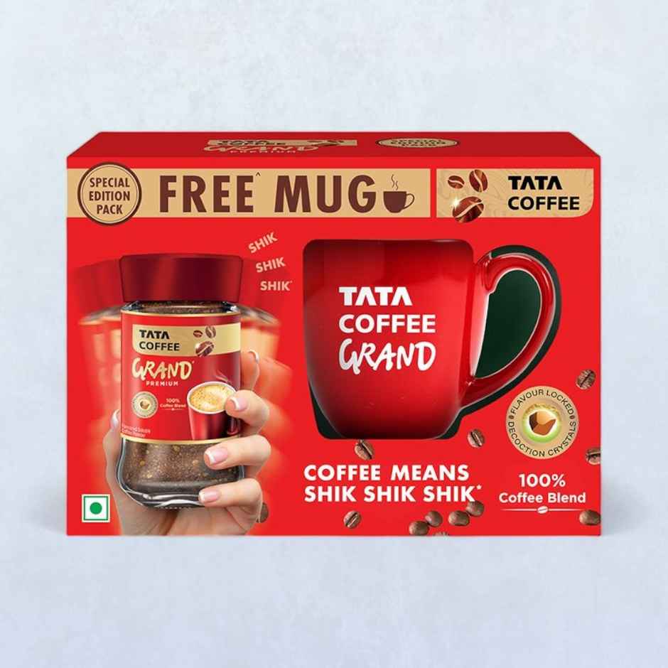 Tata Coffee Grand Premium, Special Edition Pack Jar With Mug