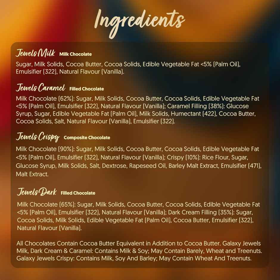 Galaxy Jewels Casket Box | Imported Assorted Chocolates | Premium Giftable Assortment