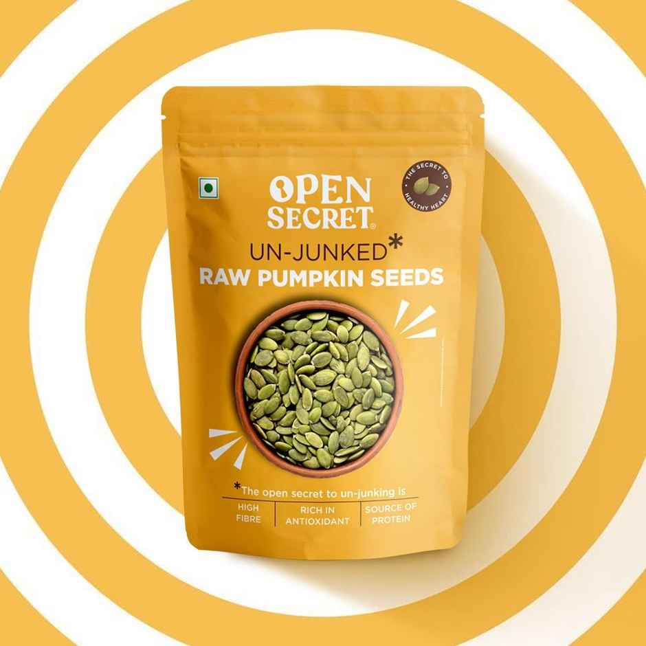 Open Secret Raw Pumpkin Seeds - Healthy Diet Snack, Protein Rich, High In Fibre
