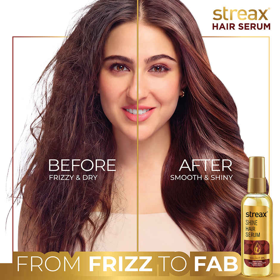 Streax Hair Serum vitalised with Walnut Oil