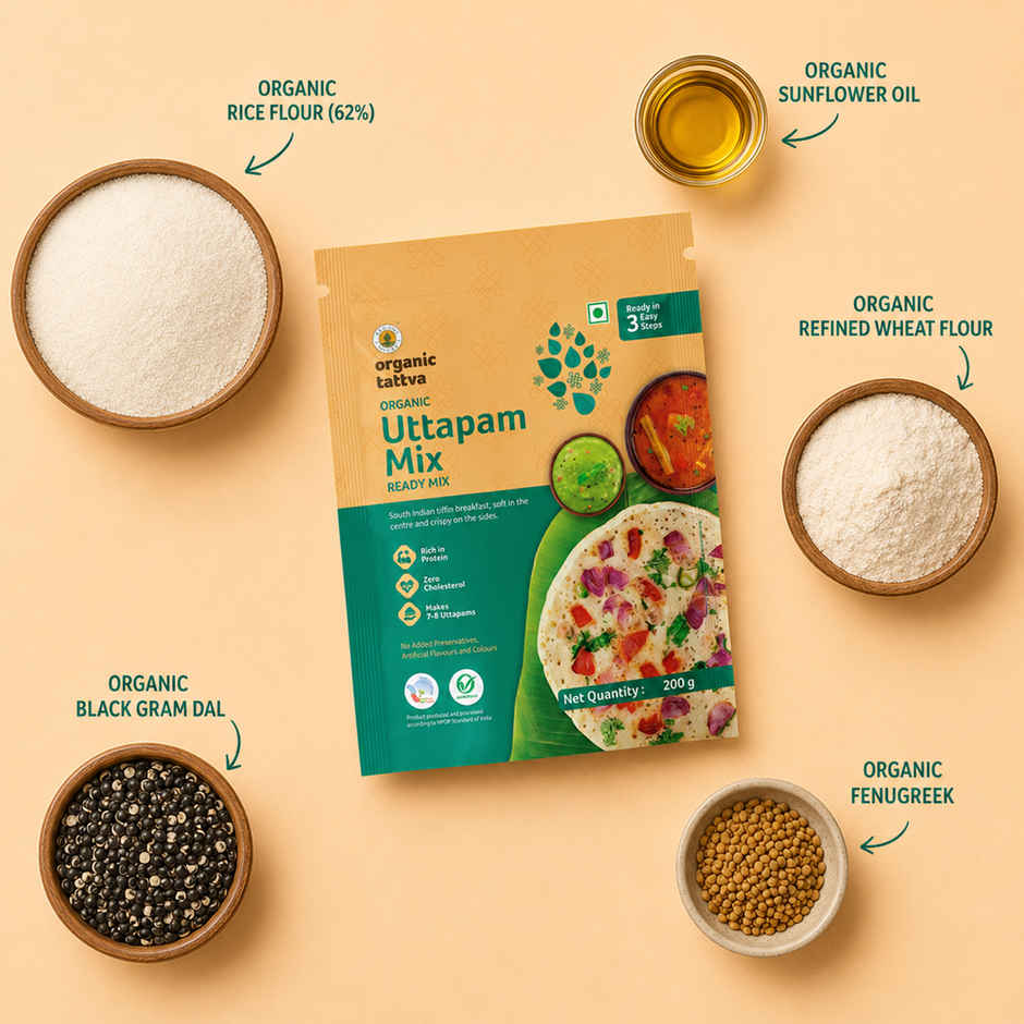 Organic Tattva Uttapam Ready Mix