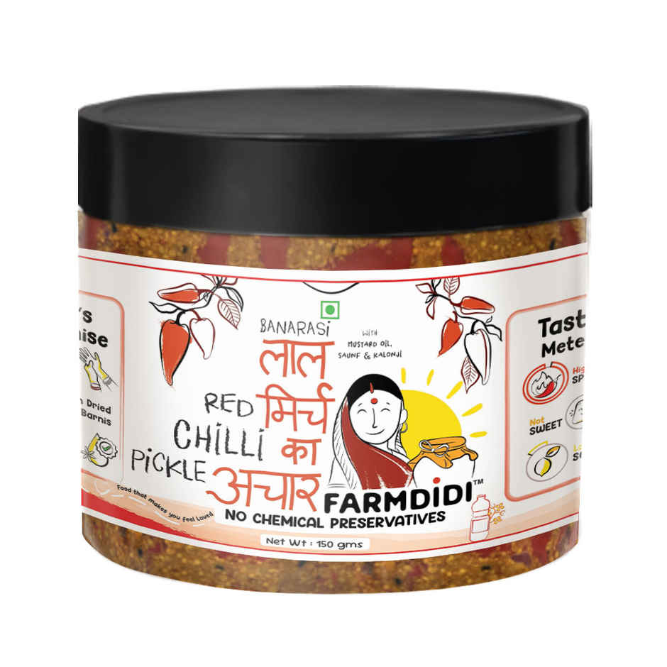 Farmdidi Stuffed Red Chilli Pickle