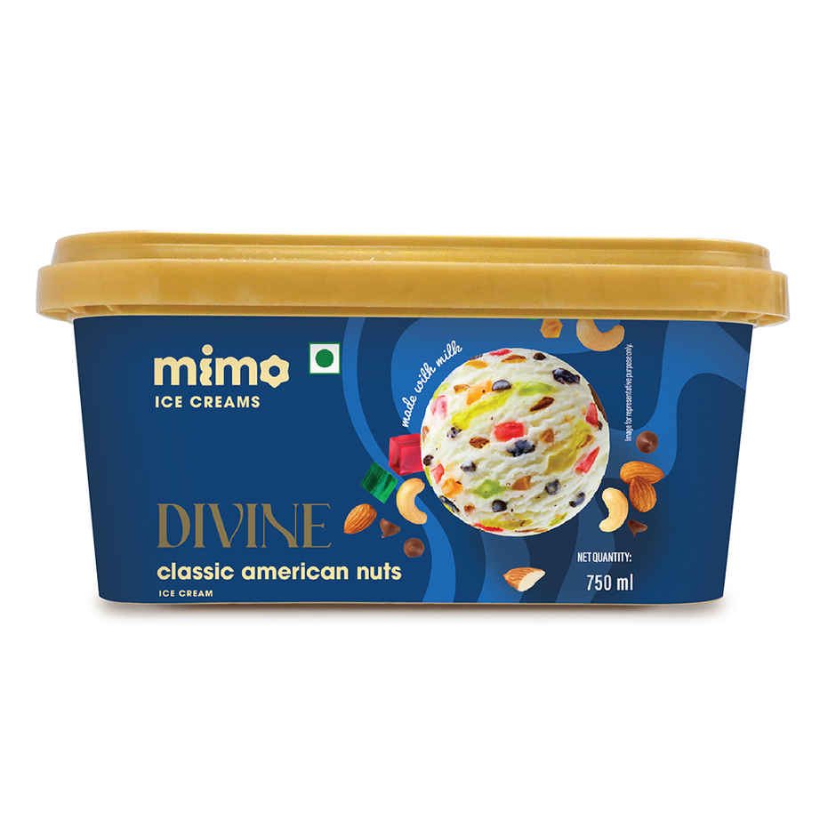 Mimo Classic American Nuts Divine Ice Cream Tub