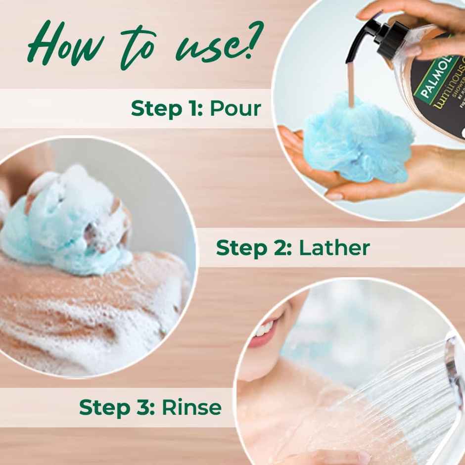 Palmolive Fig With White Orchid Luminous Oils Shower Gel