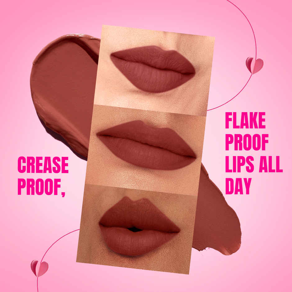 Elle 18 Matte Max Liquid Lip | Brown Butter | Matte | Transferproof | Smooth Lips All Day