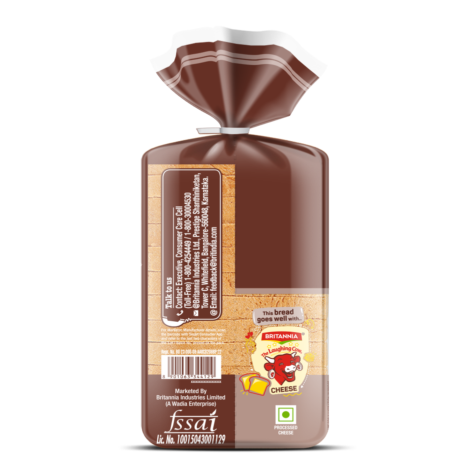 Britannia 100% Whole Wheat Bread (No Maida)