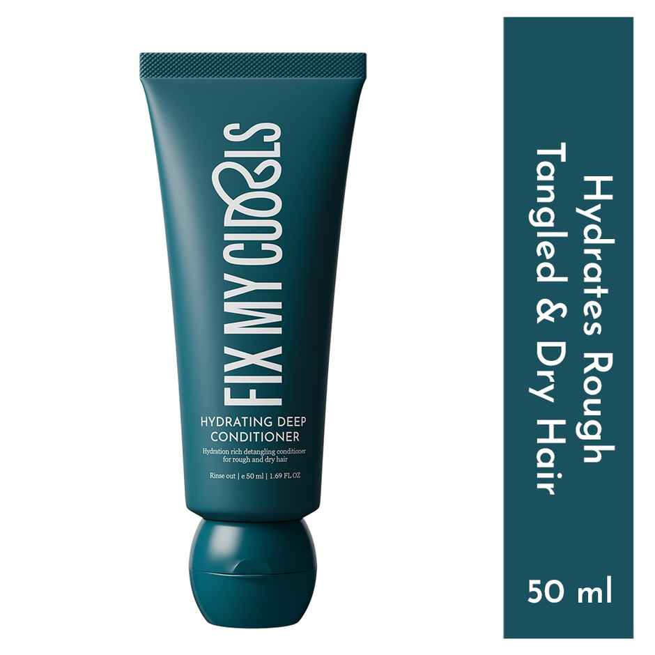 Fix My Curls Hydrating Deep Conditioner For Curly, Wavy, Frizzy Hair|Silicone Free Hair Cream