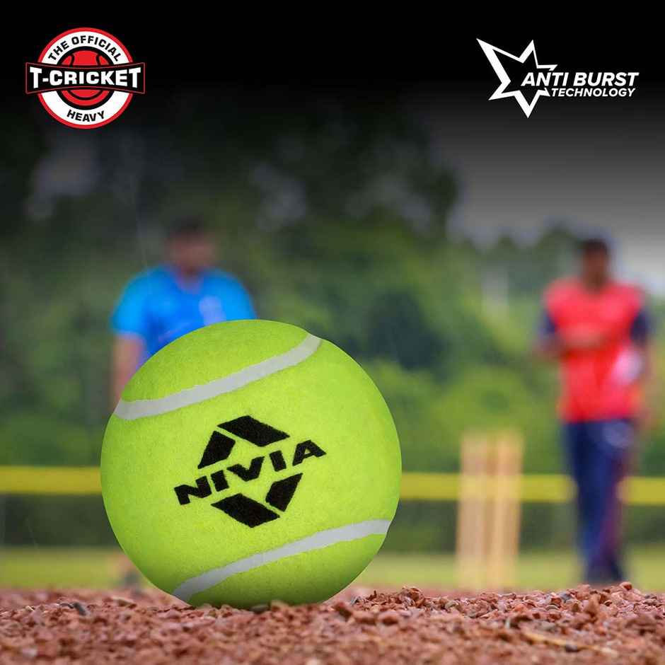 Nivia Tennis Ball Heavy Weight Yellow (Pack Of 3)