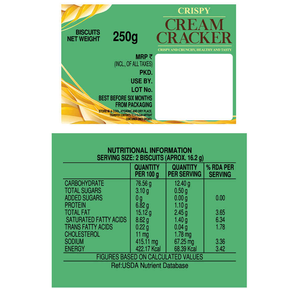 Bisk Farm Crispy Cream Cracker Biscuit