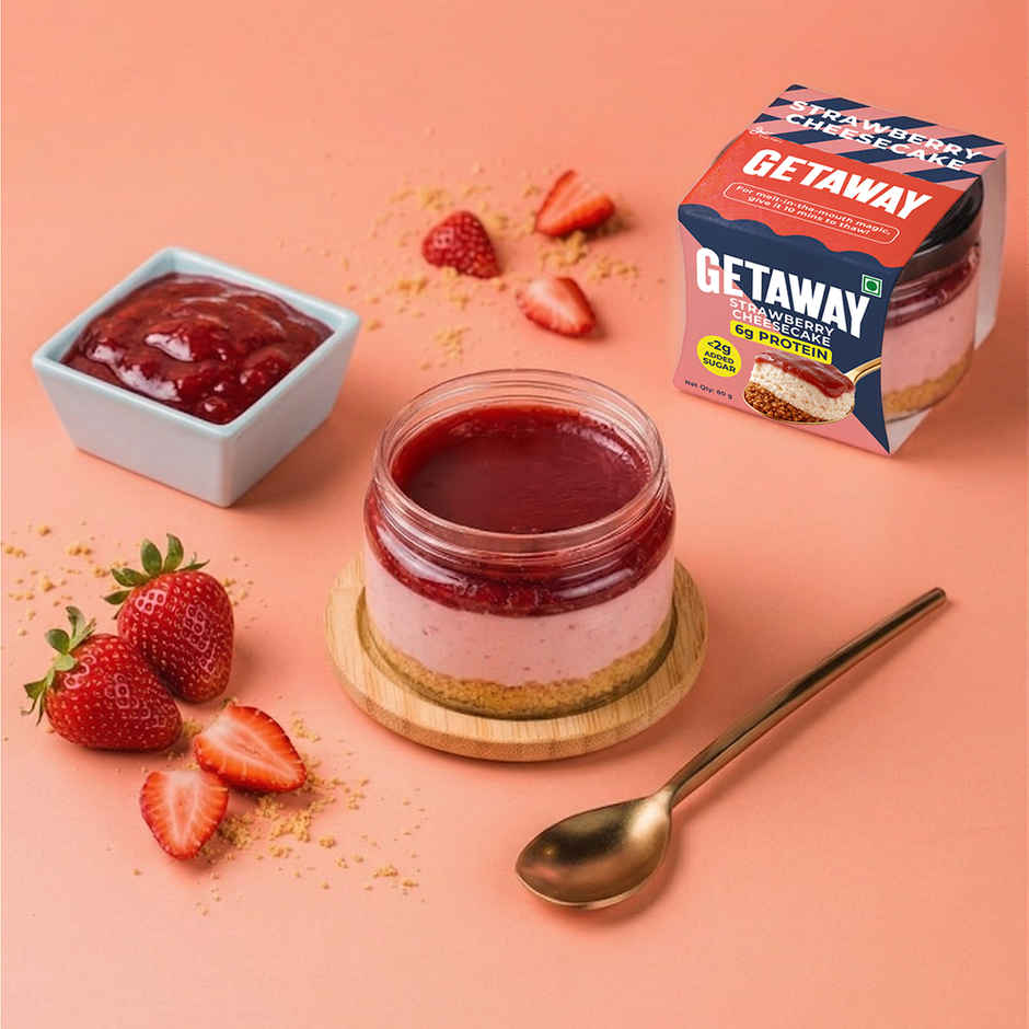 Get-A-Way Strawberry Cheesecake Jar