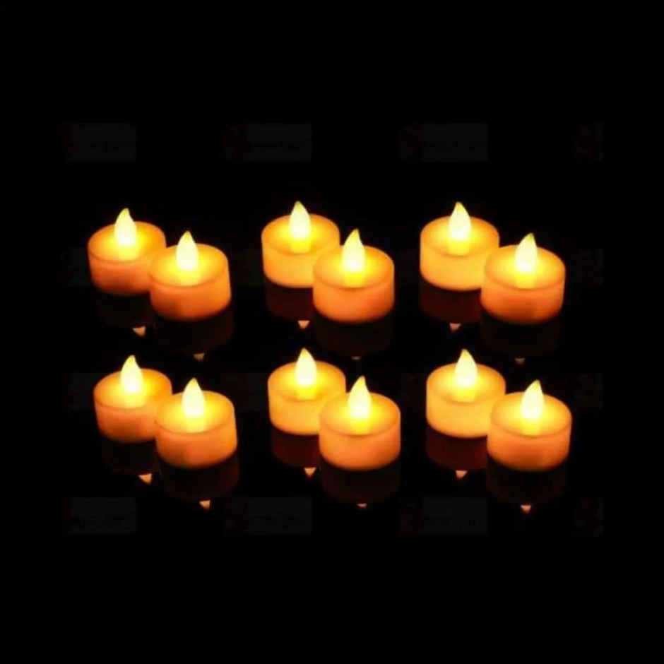 Satyam Kraft Yellow LED Tea Light Candles - Buy at ₹299 Online ...