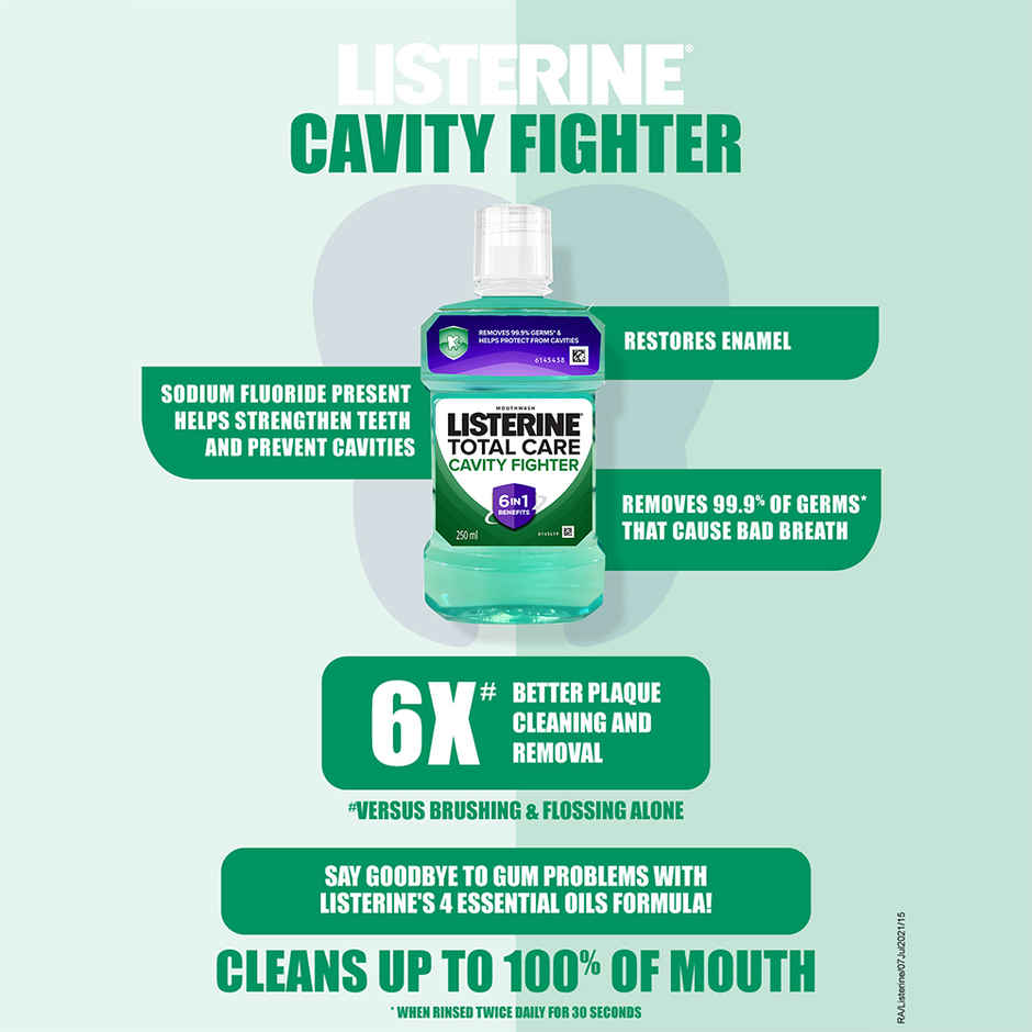 Listerine Cavity Fighter Mouthwash Combo