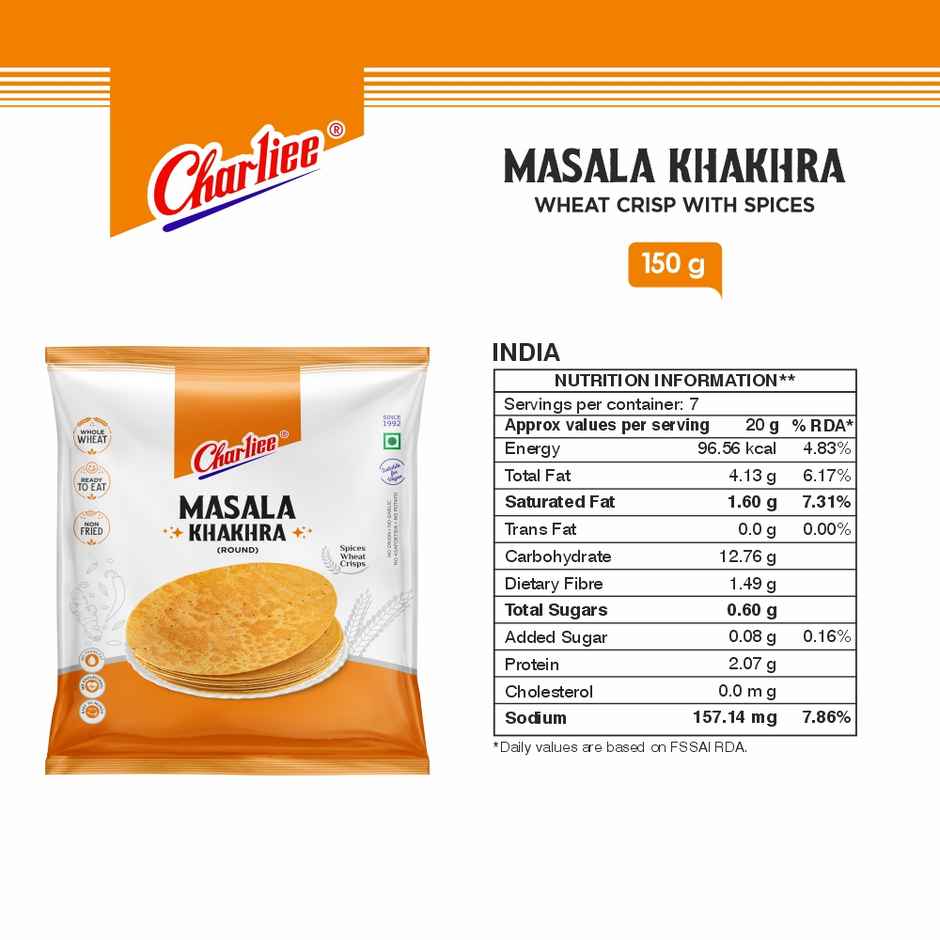 Charliee Masala Khakhra