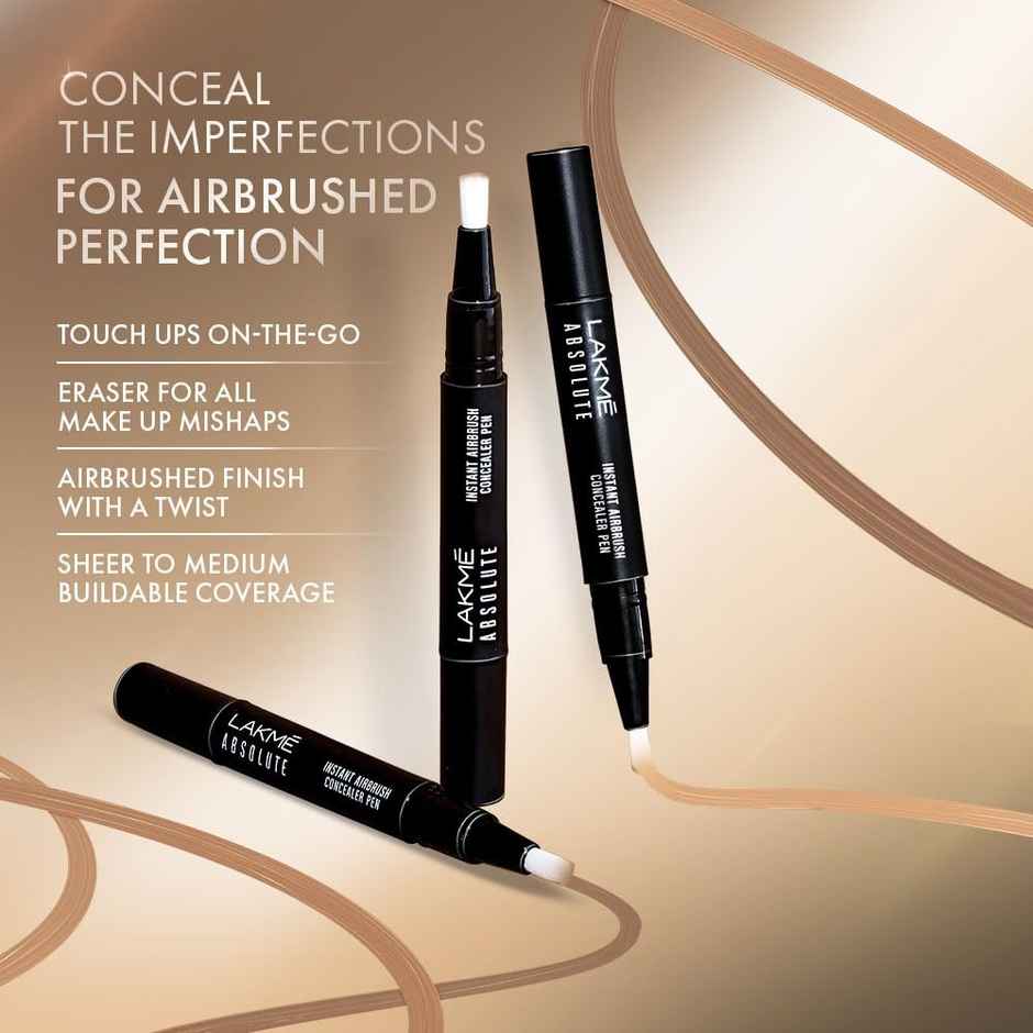 Lakme Absolute Instant Airbrush Concealer Pen - Ivory