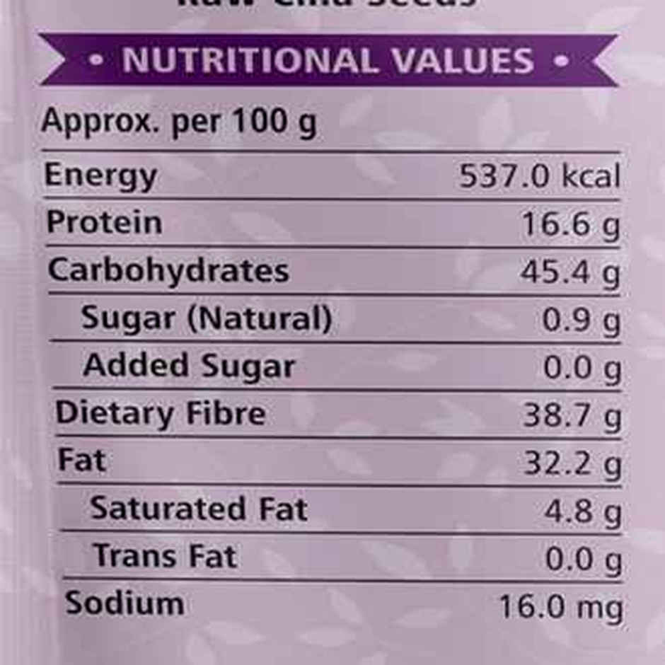 Heka Bites Raw Chia Seeds | Premium Seeds | Weight Loss Source Of Omega -3 & Calcium