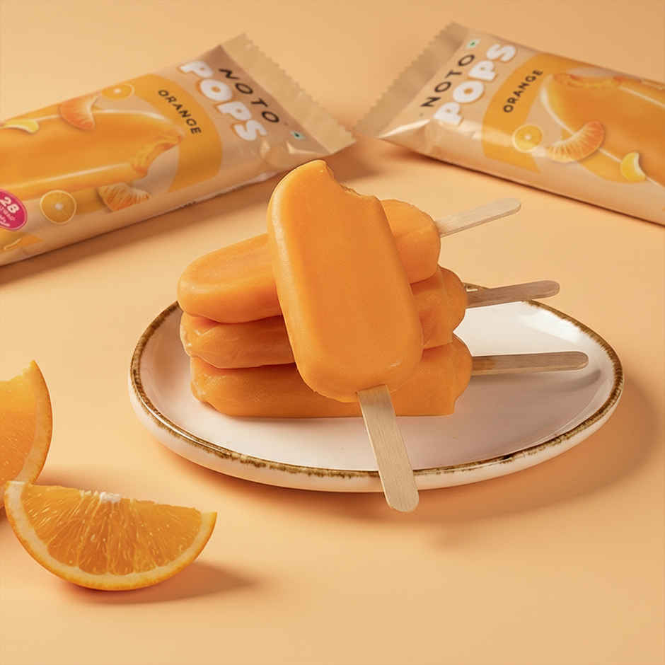 NOTO Orange Sugar Free, Guilt Free Popsicle